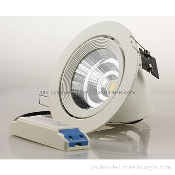 SINGLE COB LED RECESSED HIGH PERFORMANCE DOWN LIGHT - ADJUSTABLE HEAD
